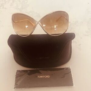 Tom Ford Women's Sunglasses with Gold Frame